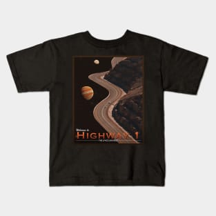 POSTCARD: HIGHWAY 1. Kids T-Shirt